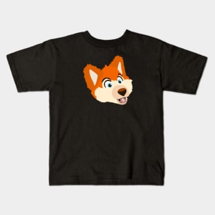 Orange Furry Kids T-Shirt